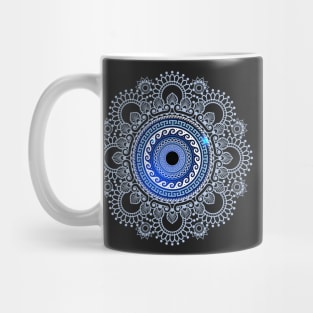 Mati Evil Eye Greek Keys Ornament Ioanna Collection Mug